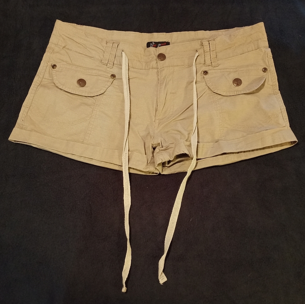 Brown Short Pant Brand White Punch